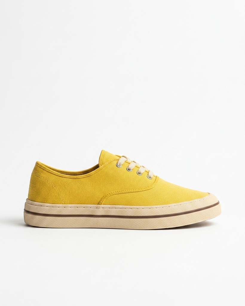 Yellow Casual Board Shoes (36)