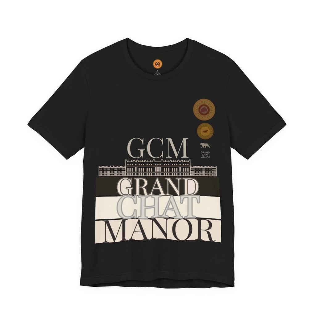GRAND CHAT MANOR BLACK T-SHIRT (S)
