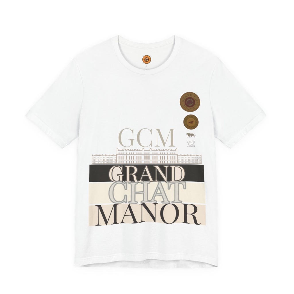 GRAND CHAT MANOR WHITE T-SHIRT (S)