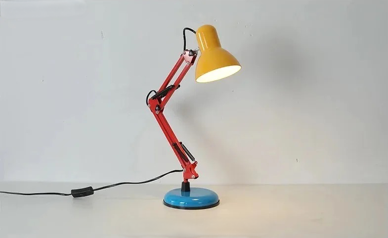 YELLOW RED & BLUE MEMPHIS LAMP (US)