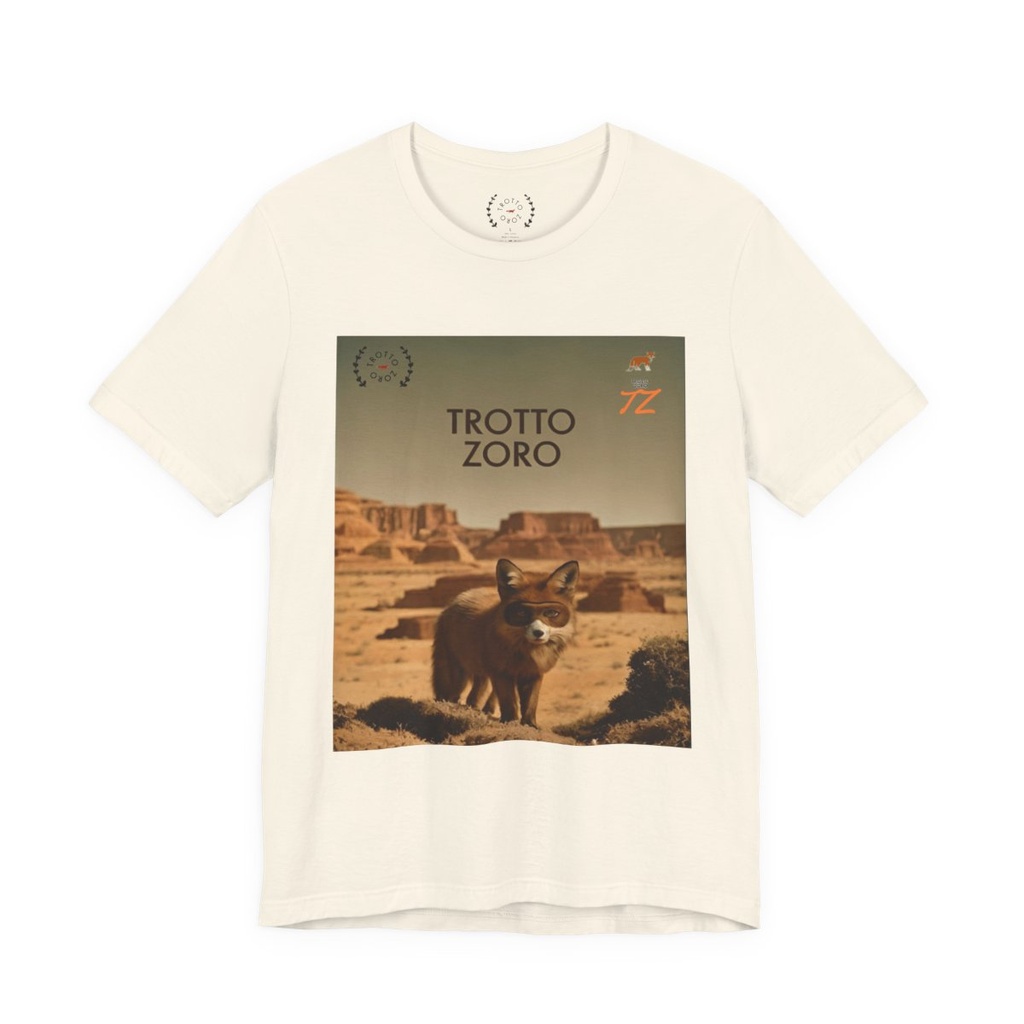 TROTTO ZORRO NATURAL T-SHIRT (XS)