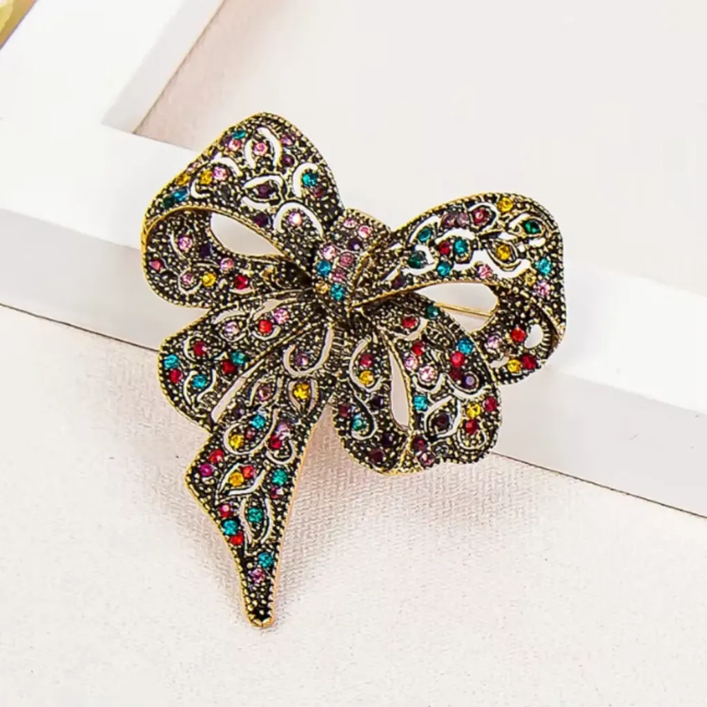 Bow Corsage Brooch