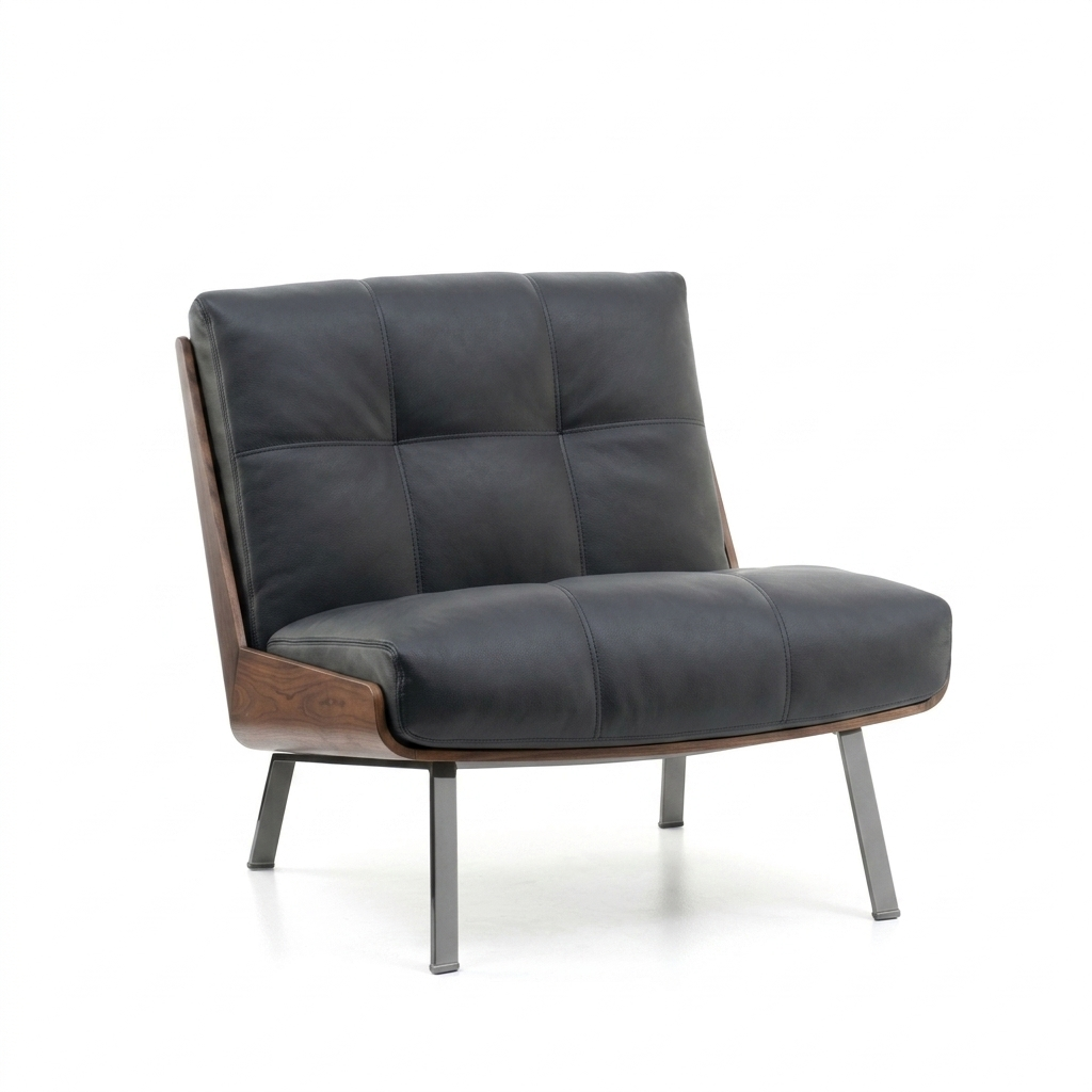 Nordic Lounge Chair (COW LEATHER)
