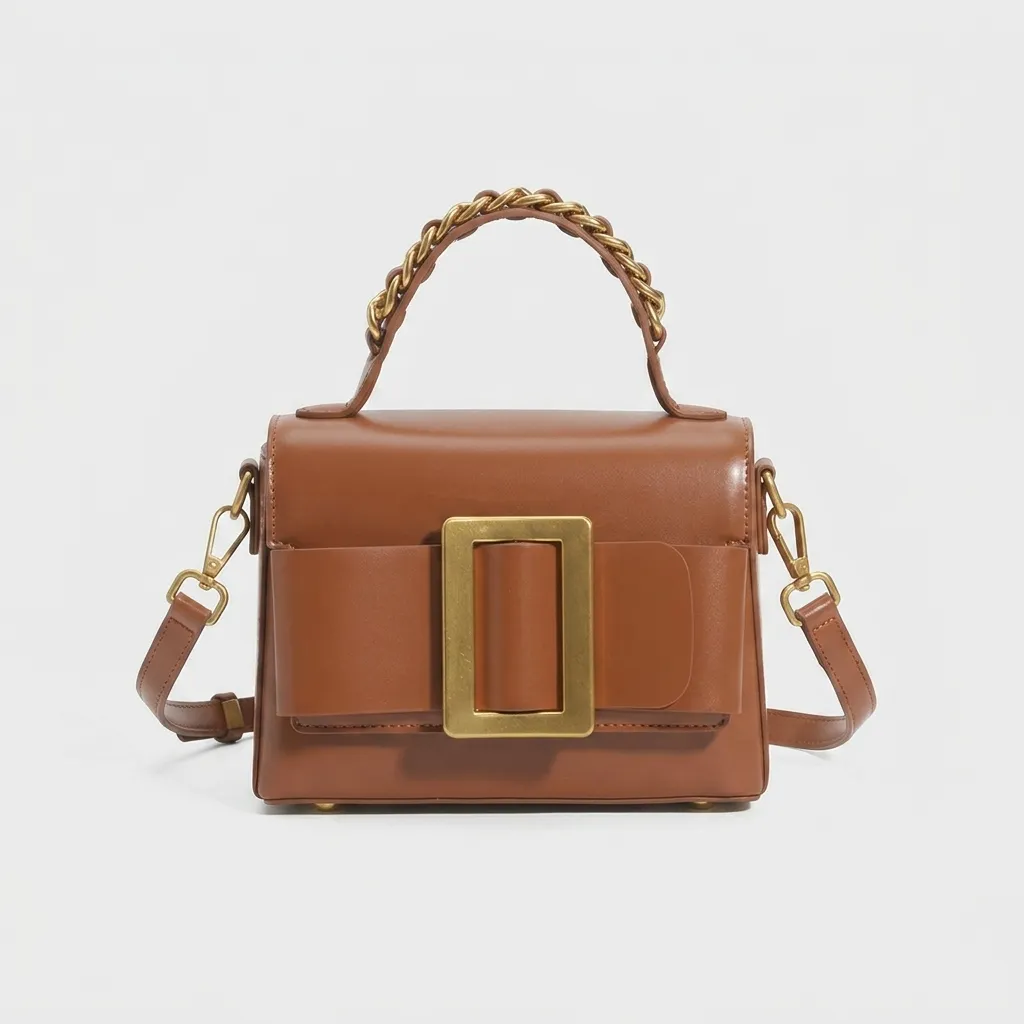 Leather Buckle Bag