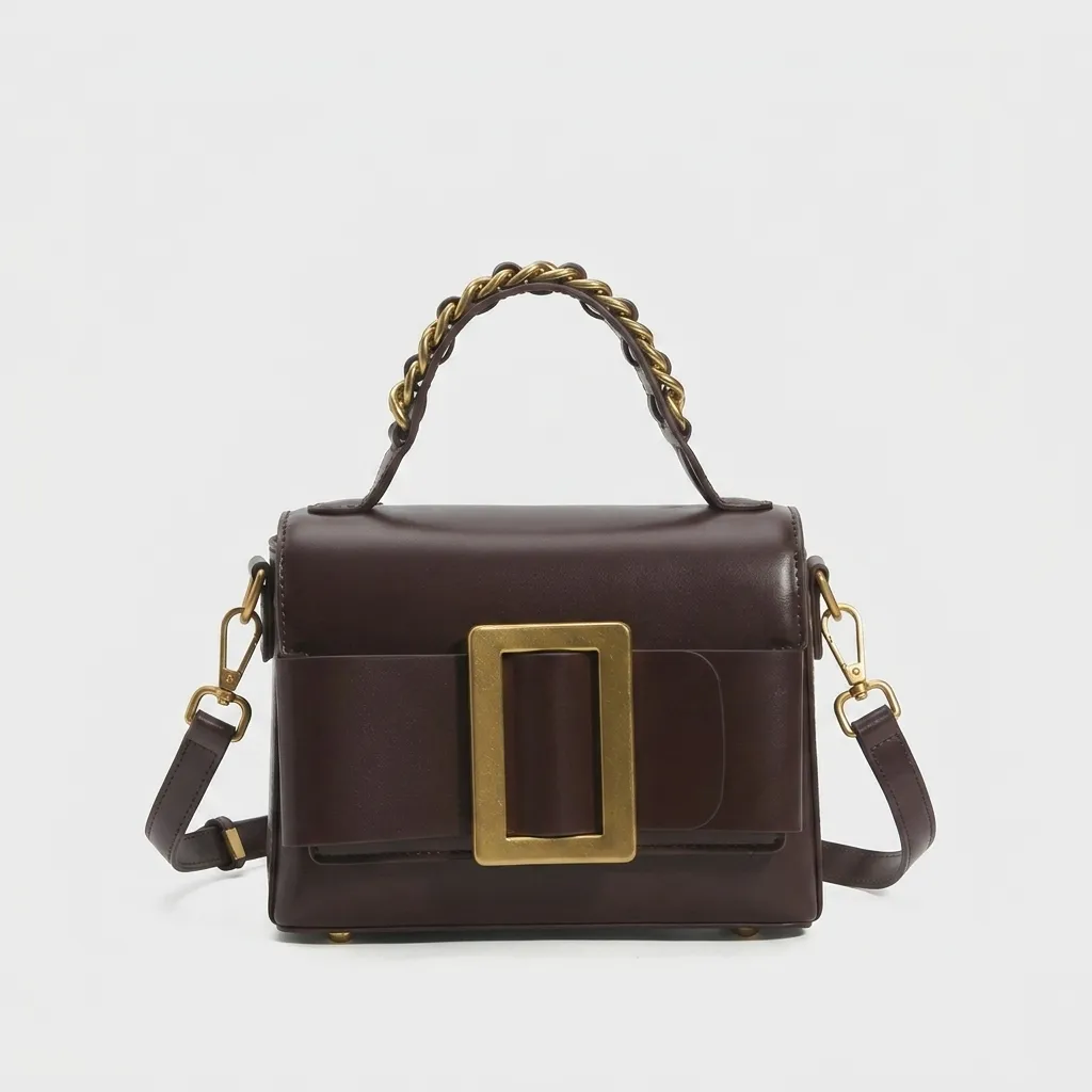 Leather Buckle Bag