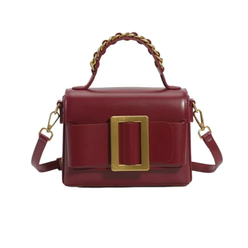 Leather Buckle Bag