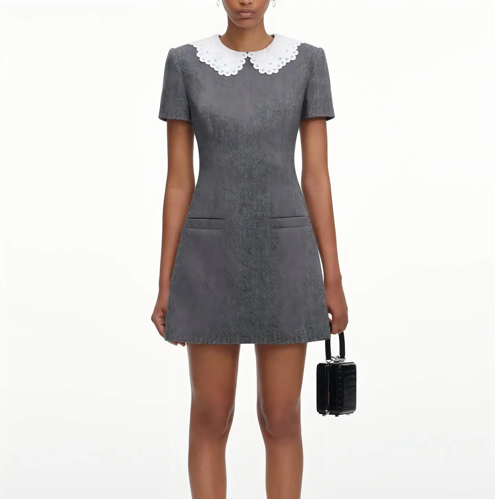 Lace Collar Dress (S)